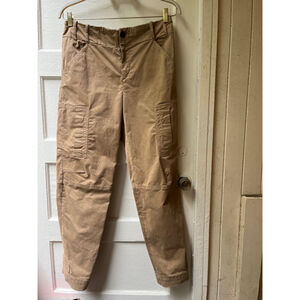 Pinko Denim caldo pantalone raso stretch khaki cotton urban wide leg pants 10